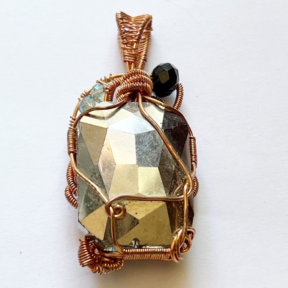 Wire Wrapped Statement Pendant - Picture 5 of 7